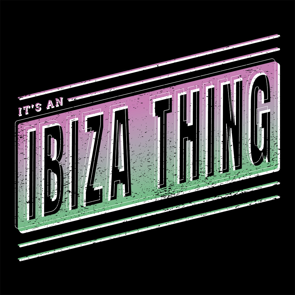 It's An Ibiza Thing Unisex Organic T-Shirt-White Isle-Essential Republik