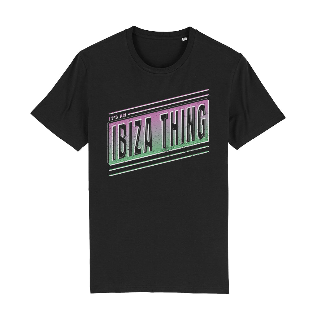It's An Ibiza Thing Unisex Organic T-Shirt-White Isle-Essential Republik