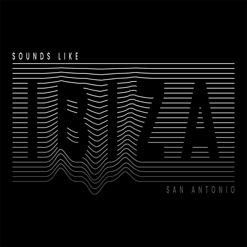 Ibiza Sounds Like San Antonio Light Unisex Organic T-Shirt-White Isle-Essential Republik