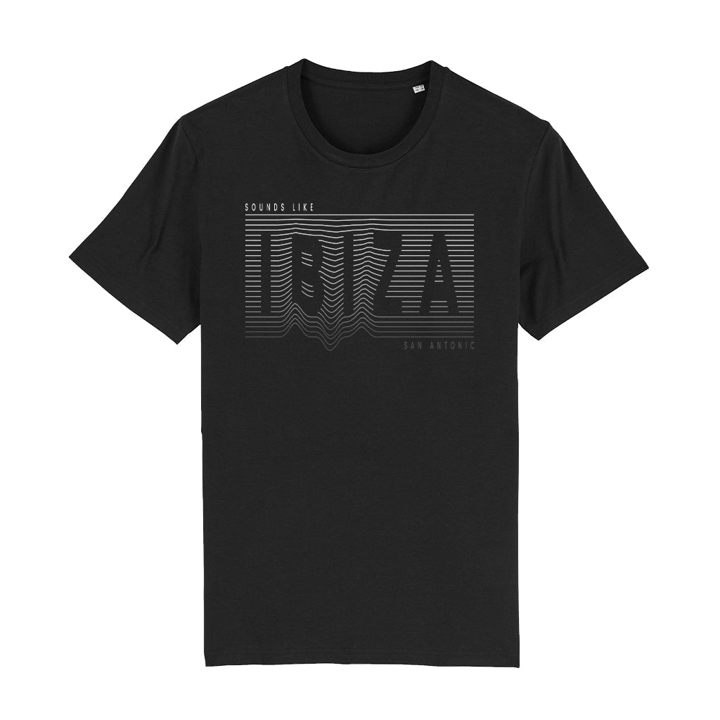 Ibiza Sounds Like San Antonio Light Unisex Organic T-Shirt-White Isle-Essential Republik