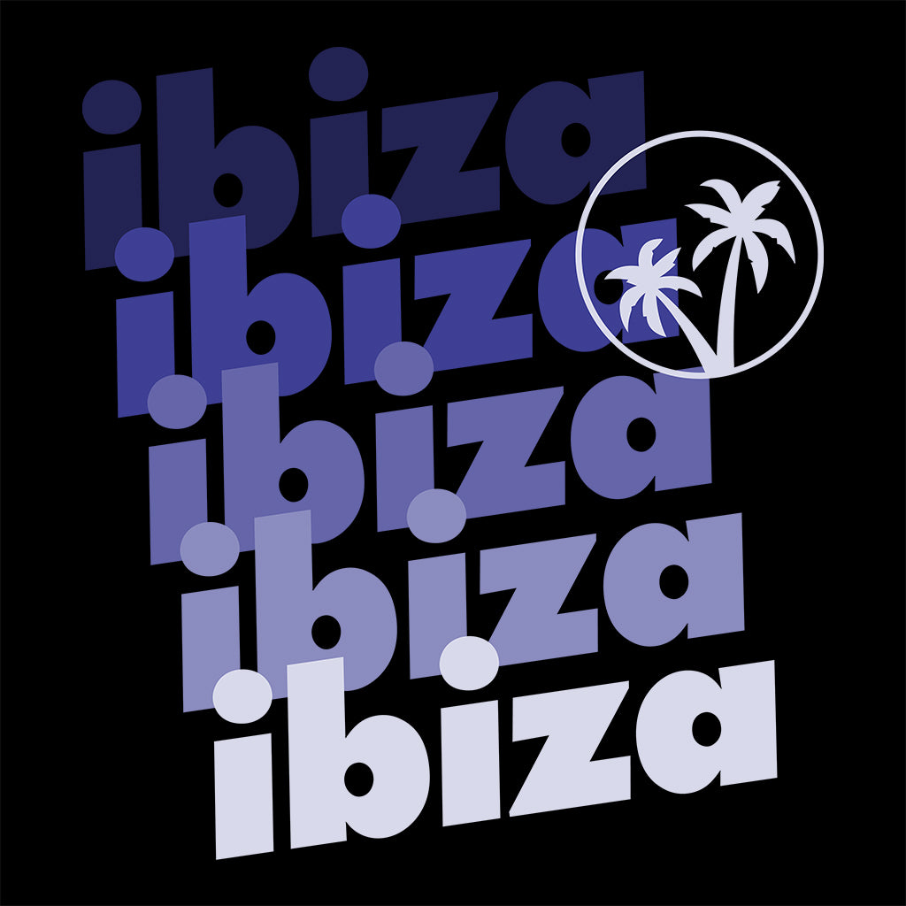 Ibiza Fade Unisex Organic T-Shirt-White Isle-Essential Republik