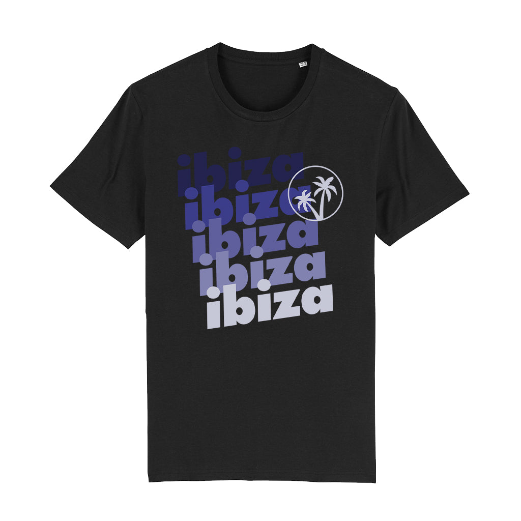 Ibiza Fade Unisex Organic T-Shirt-White Isle-Essential Republik