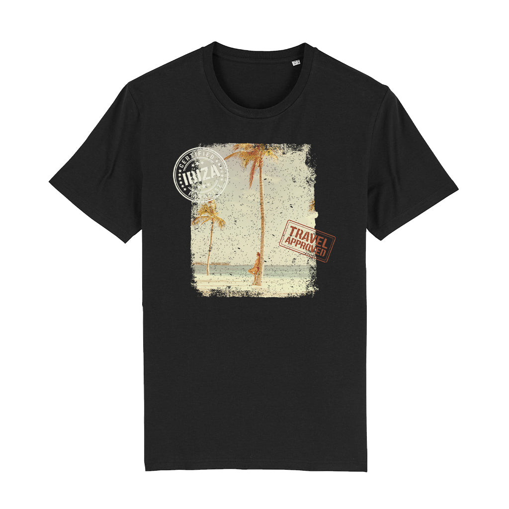 Ibiza Certified Paradise Unisex Organic T-Shirt-White Isle-Essential Republik