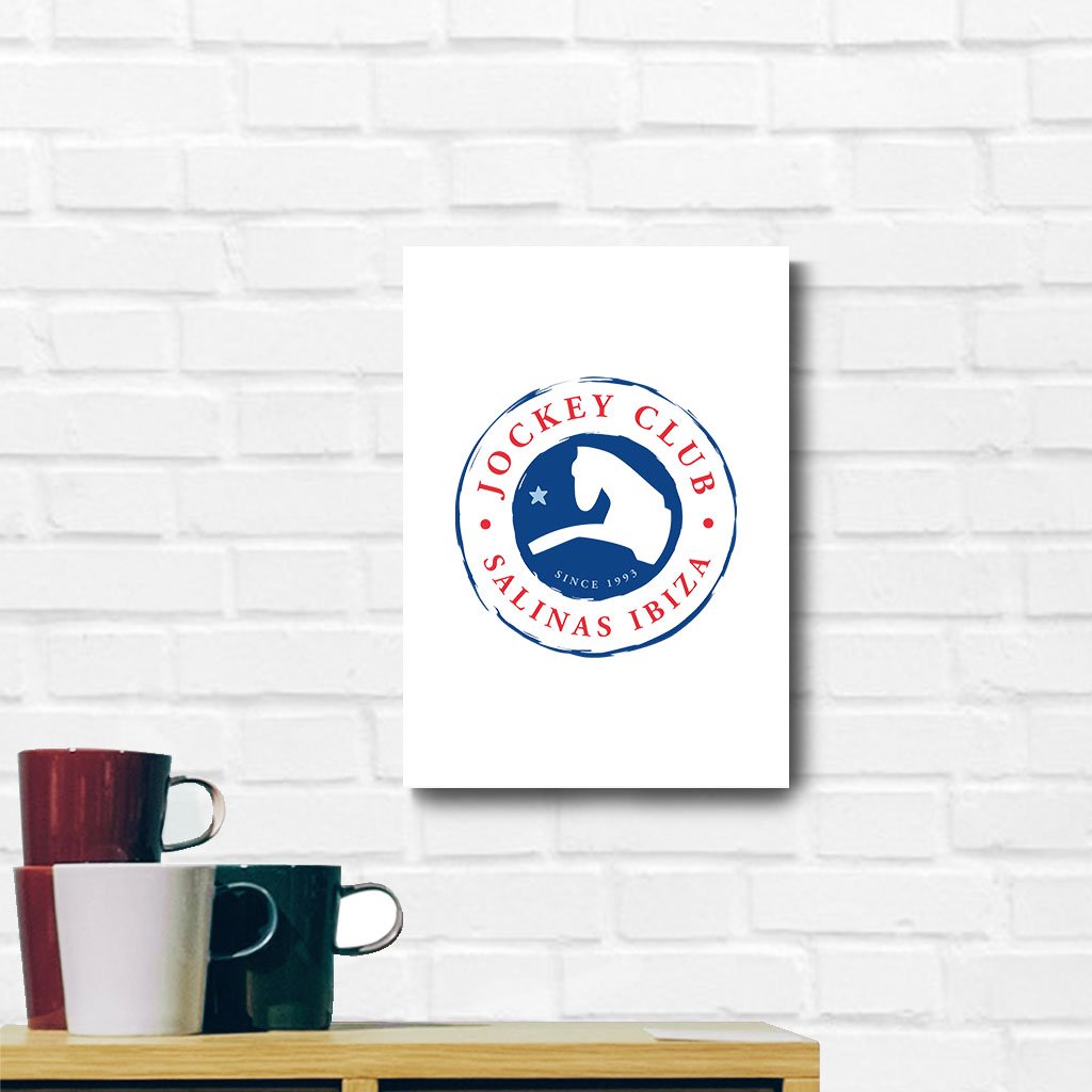 Jockey Club Blue Badge A3 and A4 Prints (framed or unframed)-Jockey Club-Essential Republik
