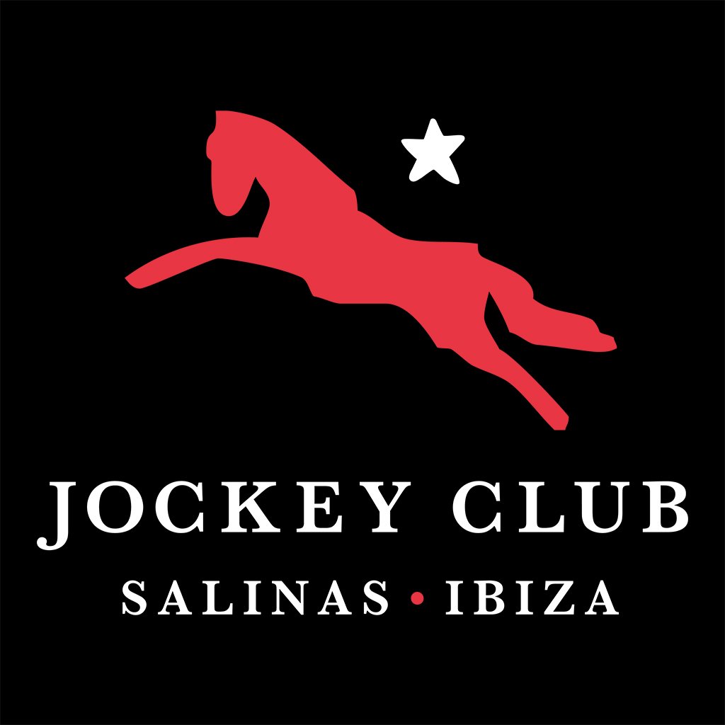 Jockey Club Salinas Ibiza Red And White Logo Coaster-Jockey Club-Essential Republik