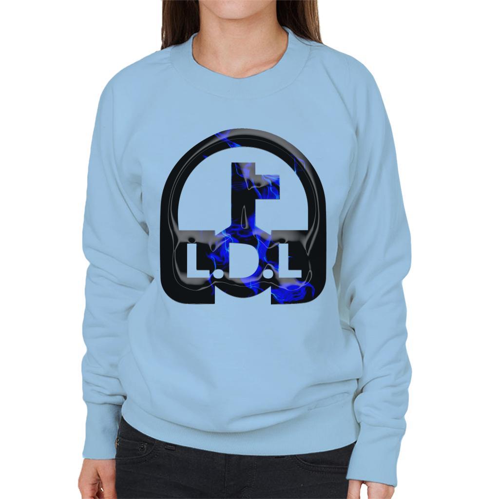 Lockdown Legends Blue Logo Women's Sweatshirt-Lockdown Legends-Essential Republik