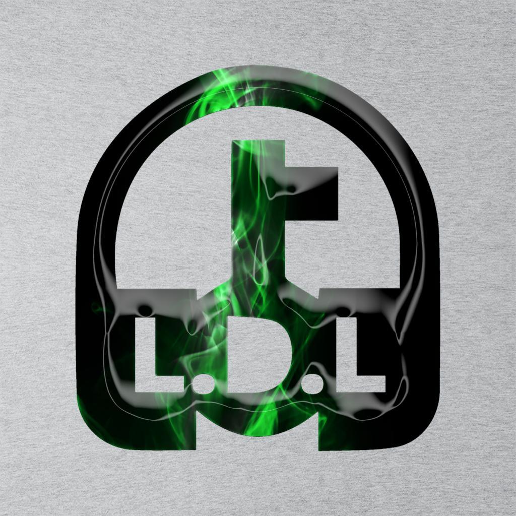 Lockdown Legends Green Logo Women's Hooded Sweatshirt-Lockdown Legends-Essential Republik