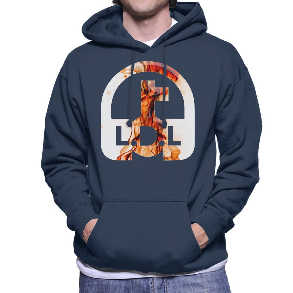 Lockdown Legends Orange Logo Men's Hooded Sweatshirt-Lockdown Legends-Essential Republik