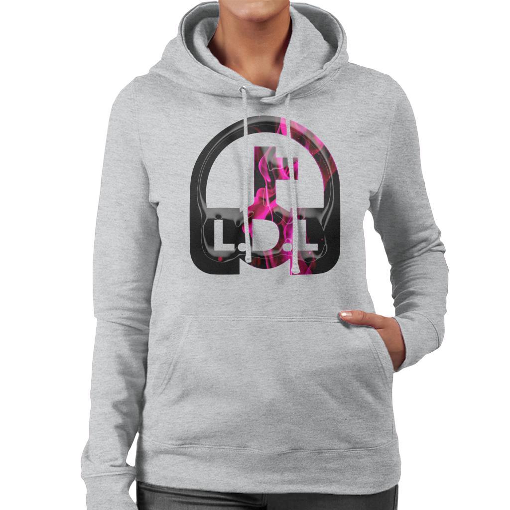 Lockdown Legends Pink Logo Women's Hooded Sweatshirt-Lockdown Legends-Essential Republik