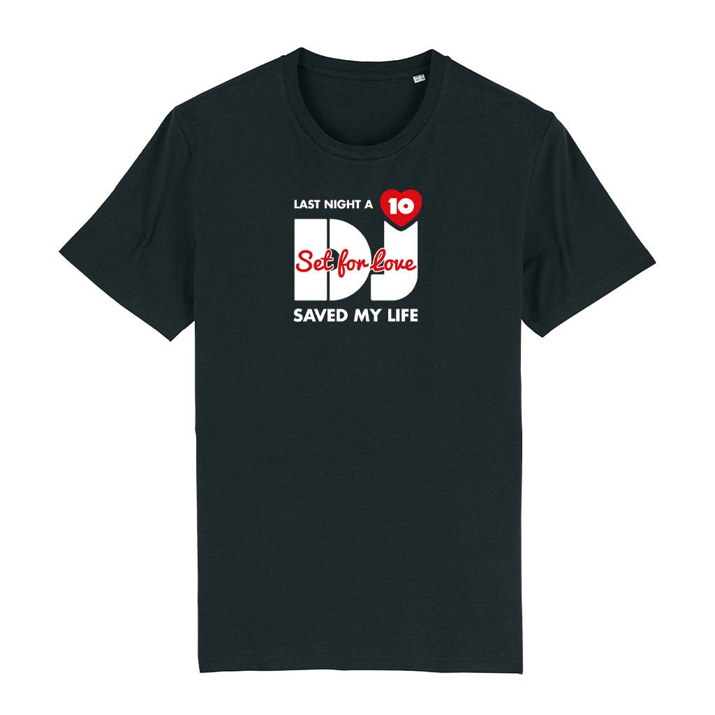 LNADJ 10th Anniversary Logo Set For Love Men's Organic T-Shirt-Last Night A DJ-Essential Republik