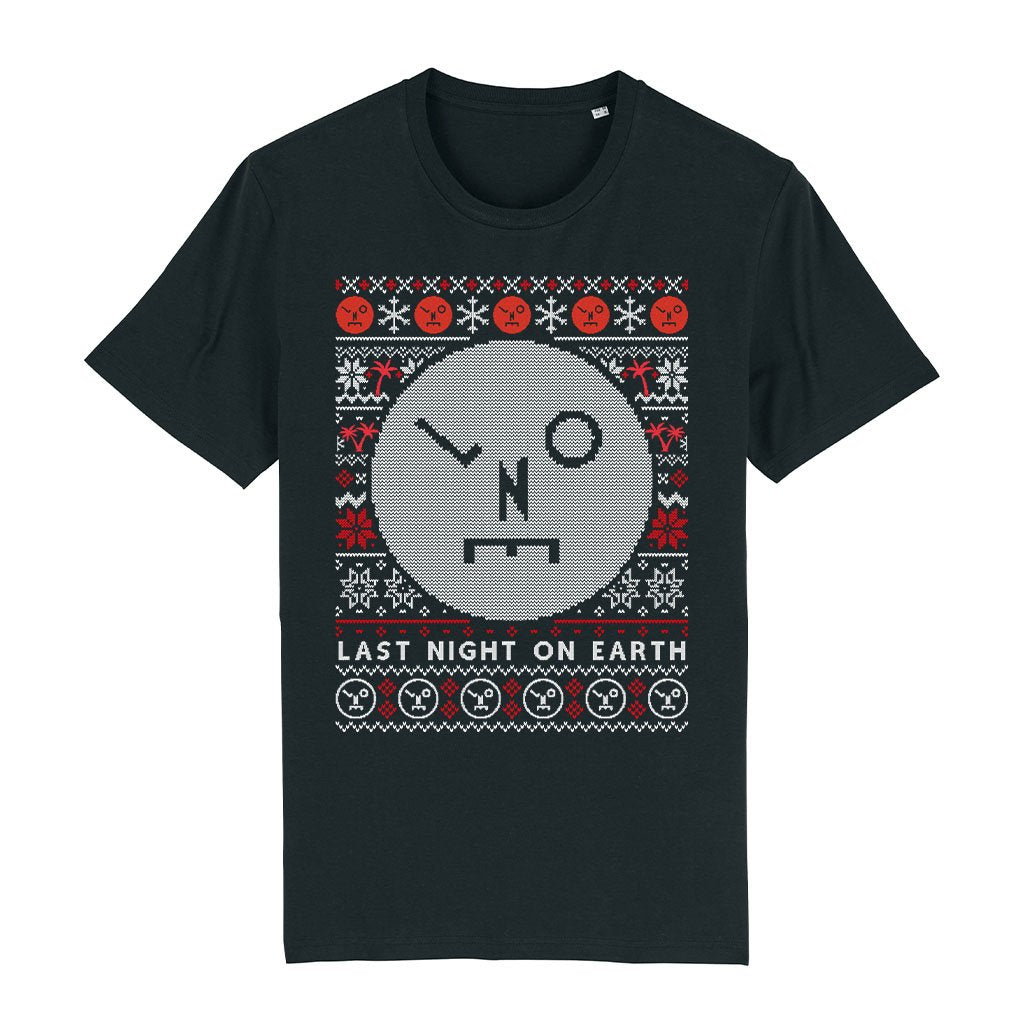 LNOE Christmas Knit Pattern Men's Organic T-Shirt-LNOE-Essential Republik