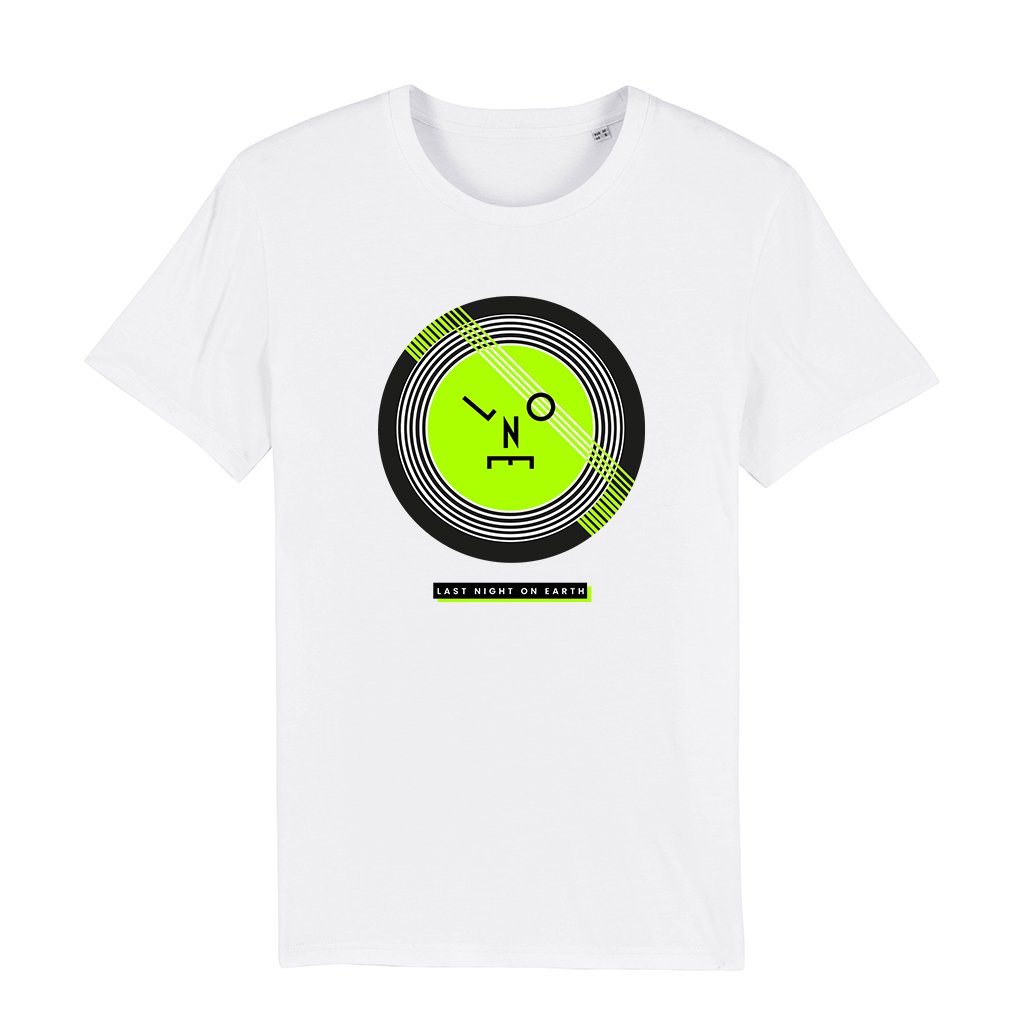 LNOE Green Vinyl Men's Organic T-Shirt-LNOE-Essential Republik