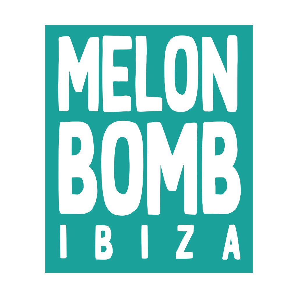 Melon Bomb Square Logo And Text Front And Back Print Women's Casual T-Shirt-Melon Bomb-Essential Republik