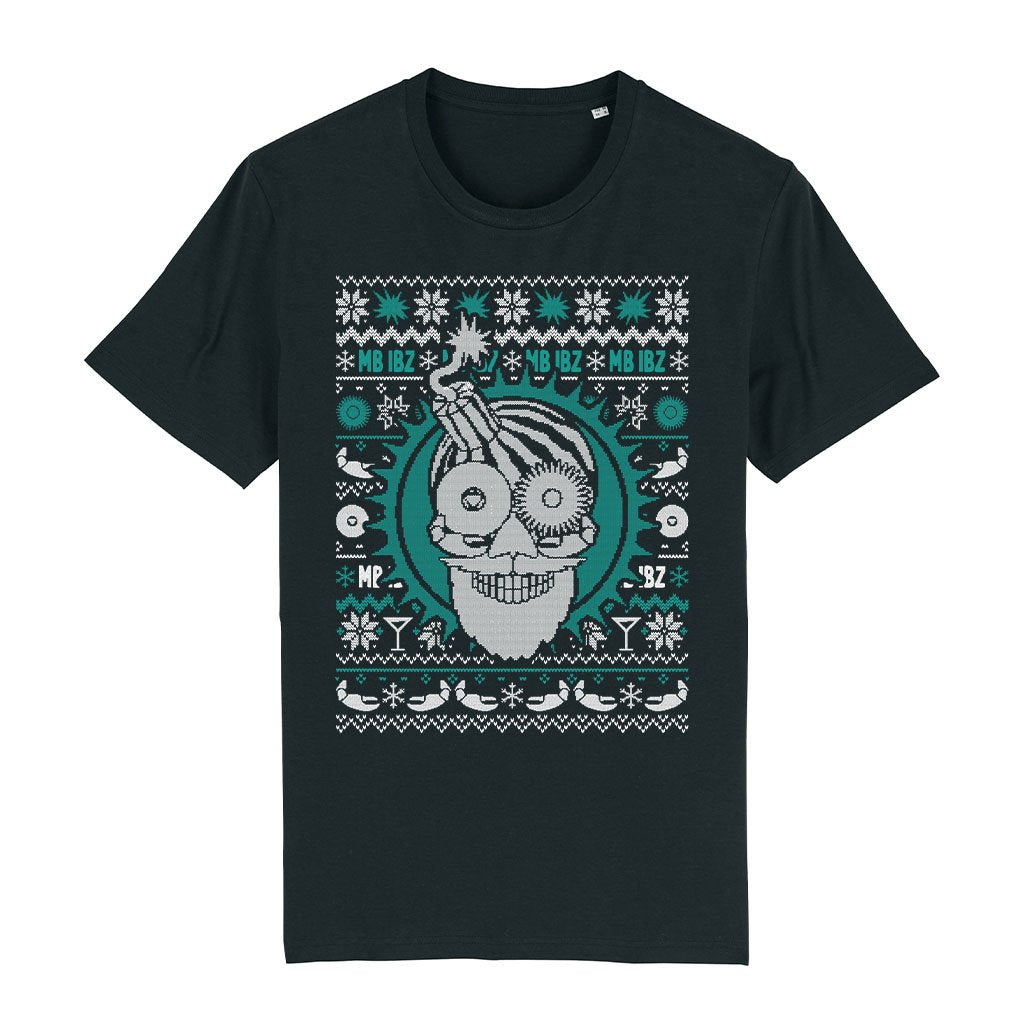 Melon Bomb Christmas Knit Pattern Men's T-Shirt-Melon Bomb-Essential Republik