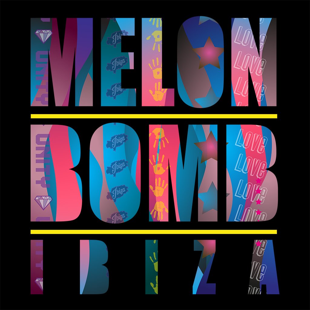 Melon Bomb Ibiza 2021 Light Logo Front And Back Print Women's Casual T-Shirt-Melon Bomb-Essential Republik