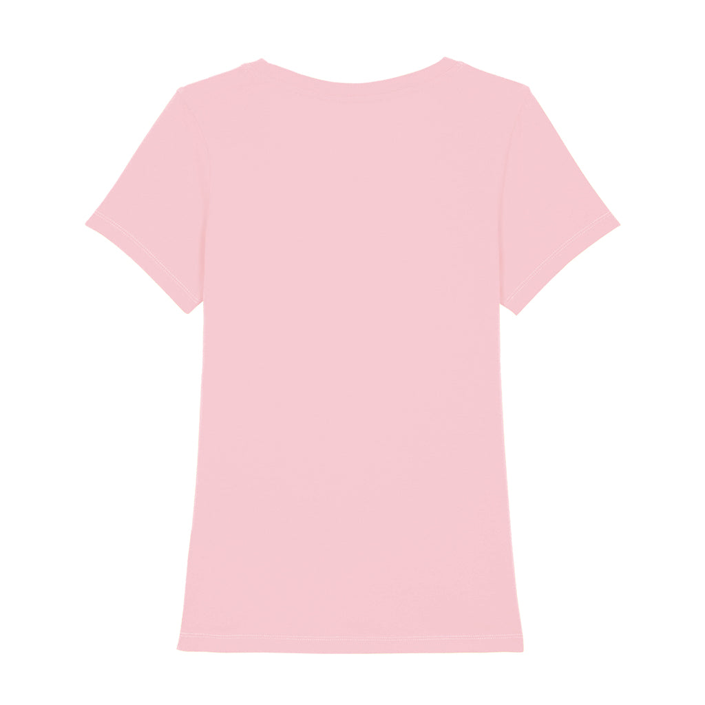 Melon Bomb Pink Skull Logo Women's Iconic Fitted T-Shirt-Melon Bomb-Essential Republik