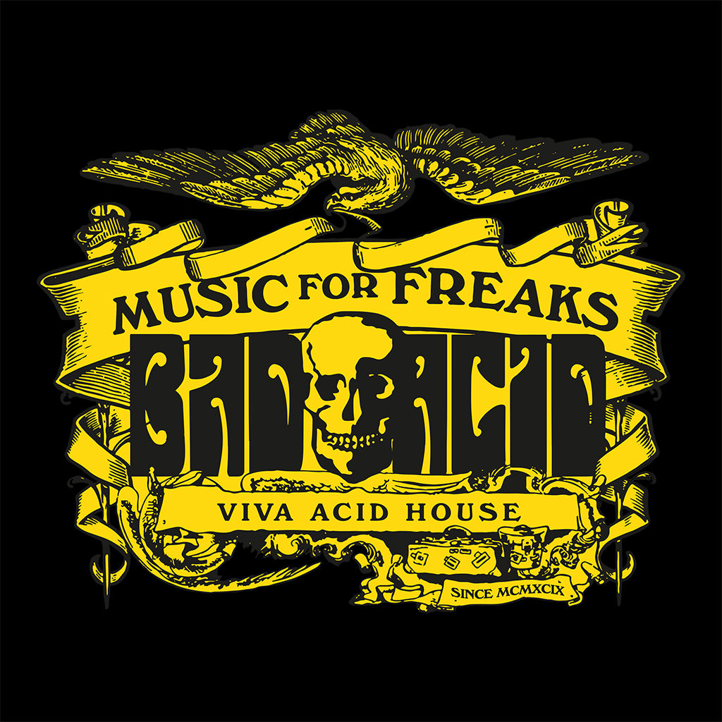 Music For Freaks Bad Acid Unisex Cruiser Iconic Hoodie-Music For Freaks-Essential Republik