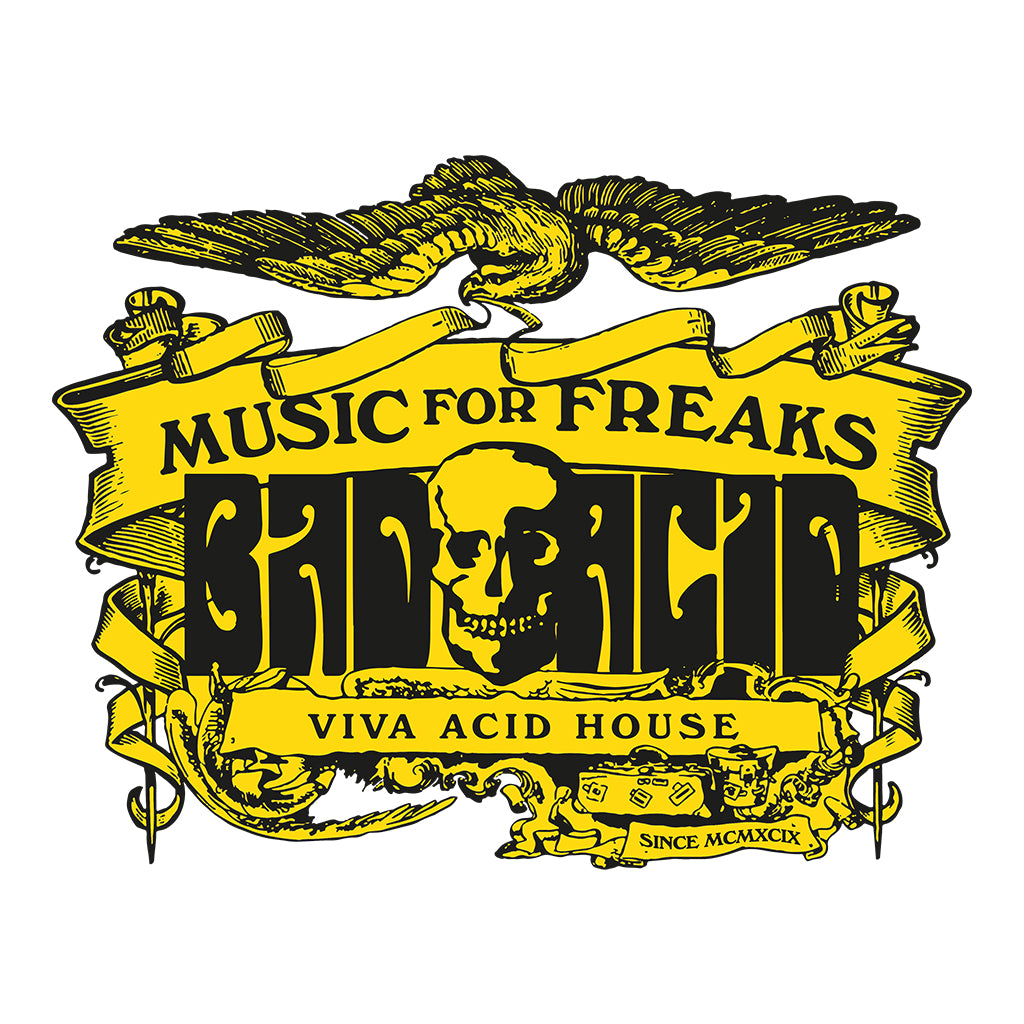 Music For Freaks Bad Acid Unisex Cruiser Iconic Hoodie-Music For Freaks-Essential Republik