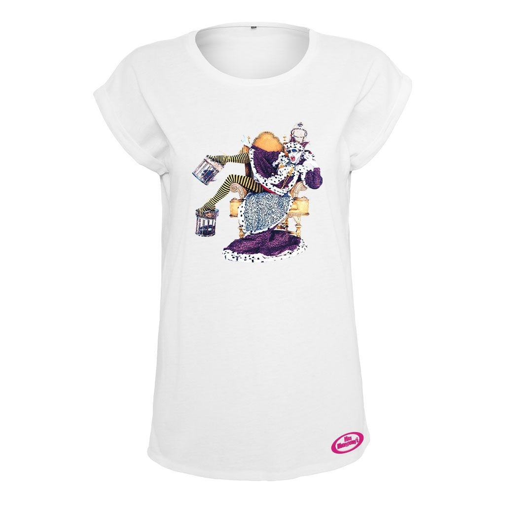 Miss Moneypenny's Clown And Pink Logo Women's Casual T-Shirt-Miss Moneypenny's-Essential Republik