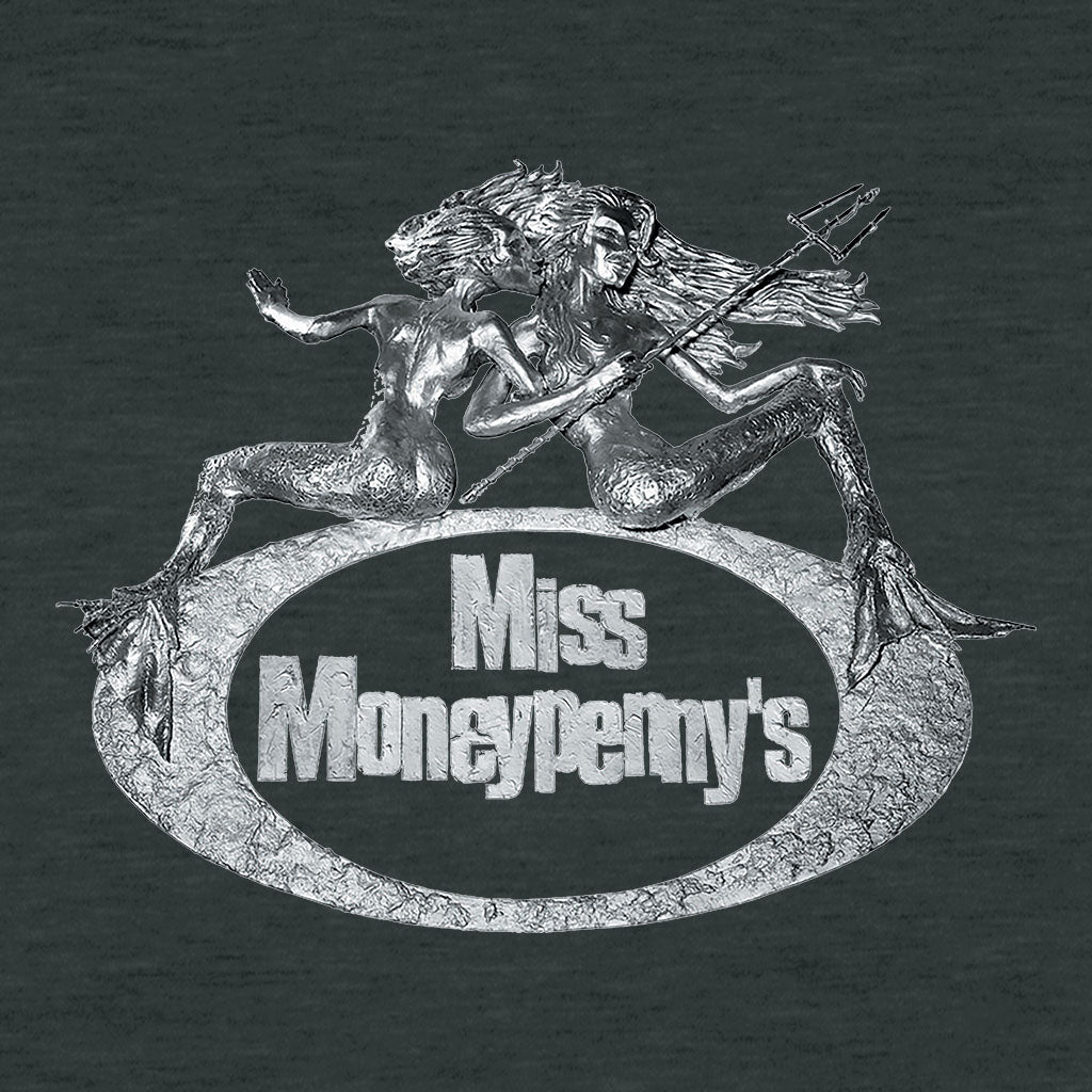 Miss Moneypenny's Silver Mermaid Logo Women's Iconic Fitted T-Shirt-Miss Moneypenny's-Essential Republik