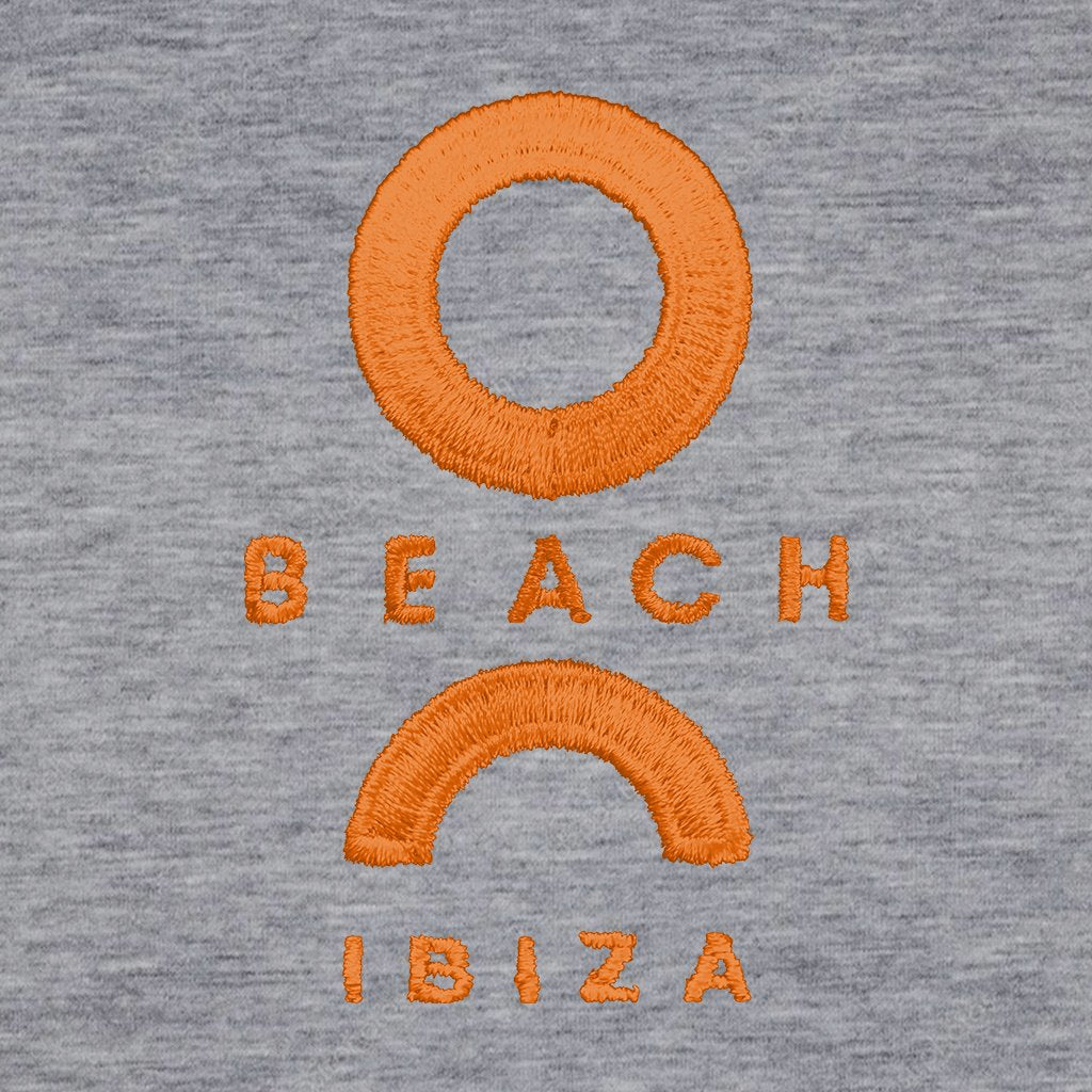 O Beach Orange Embroidered Logo Athletic Trucker Cap-O Beach-Essential Republik