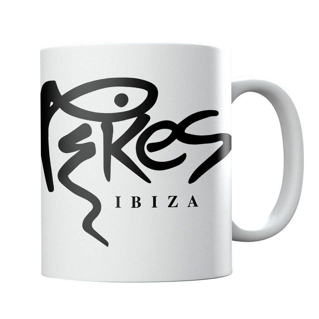 Pikes Ibiza Black Logo Mug-Pikes-Essential Republik
