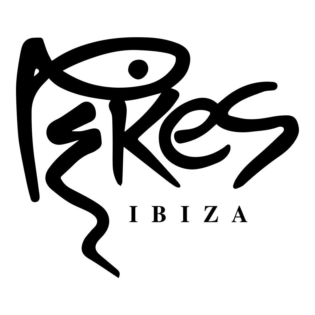 Pikes Ibiza Black Logo Water Bottle-Pikes-Essential Republik