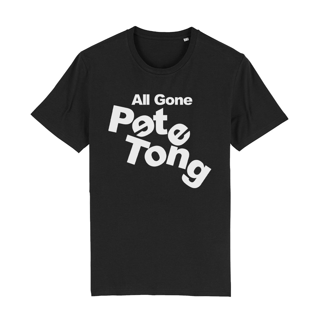 All Gone Pete Tong Falling Lettering Unisex Organic T-Shirt-Pete Tong-Essential Republik