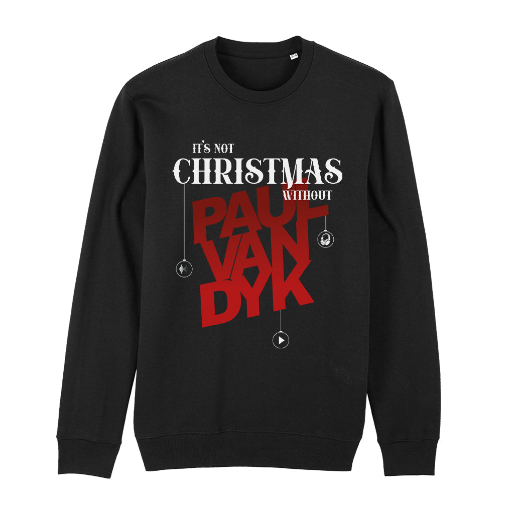 Paul van Dyk Red Christmas Logo Unisex Iconic Sweatshirt-Paul van Dyk-Essential Republik