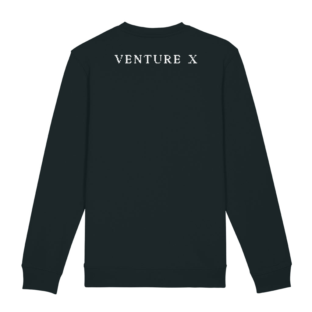VENTURE X White Logo Unisex Iconic Sweatshirt-Paul van Dyk-Essential Republik