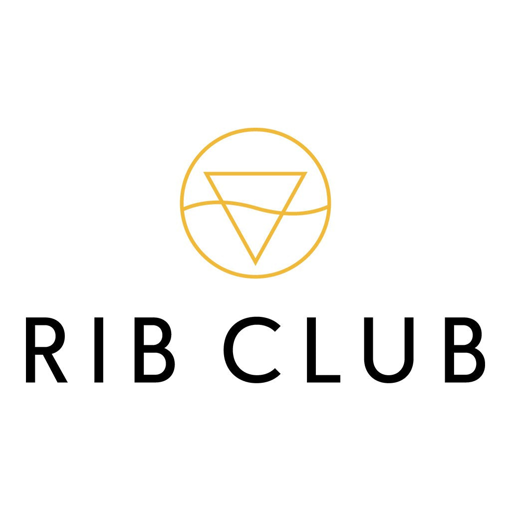 Rib Club Yellow And Black Logo Insulated Stainless Steel Water Bottle-Rib Club-Essential Republik