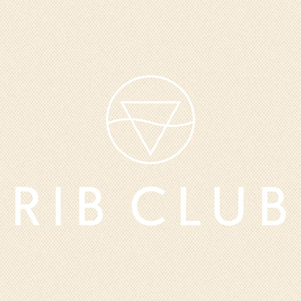Rib Club White Logo Canvas Beach Bag-Rib Club-Essential Republik