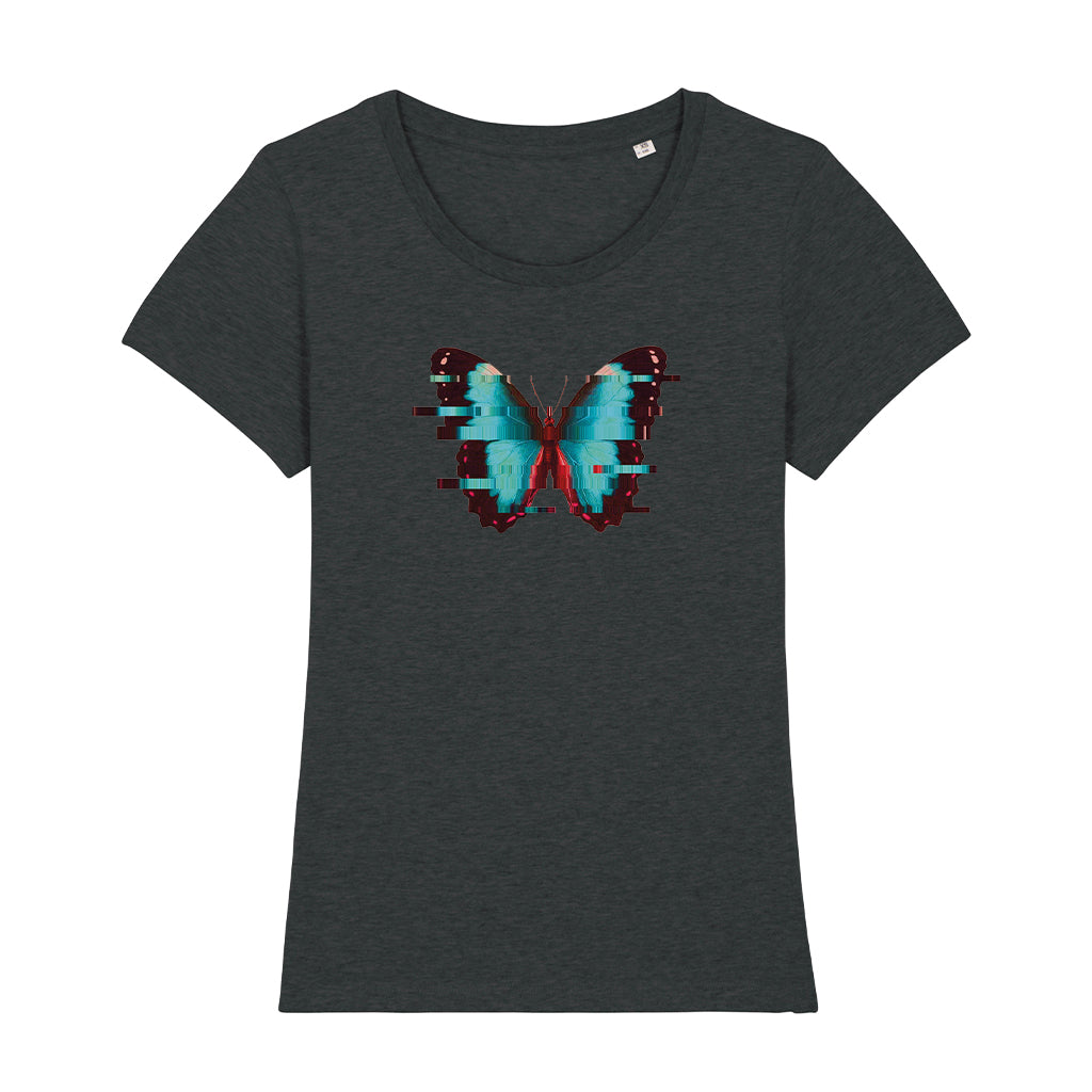Daytime Butterfly Women's Iconic Fitted T-Shirt-Renaissance-Essential Republik