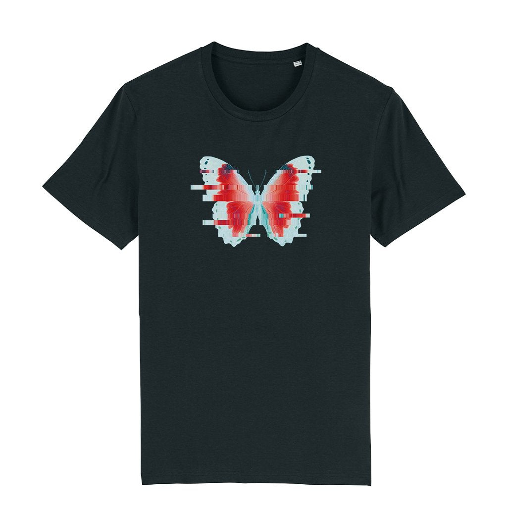 Afters Butterfly Front And Back Print Unisex Organic T-Shirt-Renaissance-Essential Republik