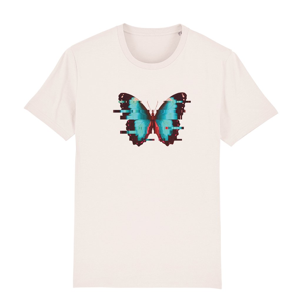 Daytime Butterfly Front And Back Print Unisex Organic T-Shirt-Renaissance-Essential Republik