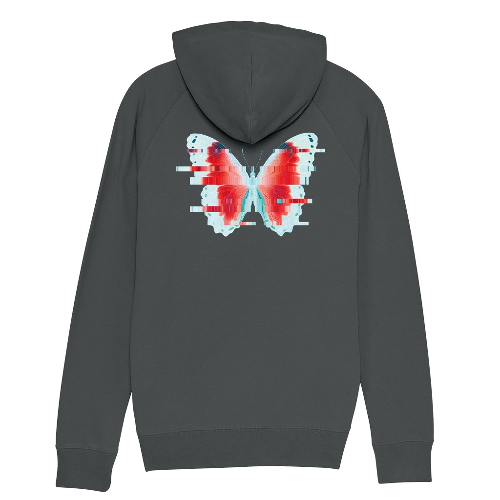 Afters Butterfly Front And Back Print Unisex Flyer Iconic Hoodie-Renaissance-Essential Republik