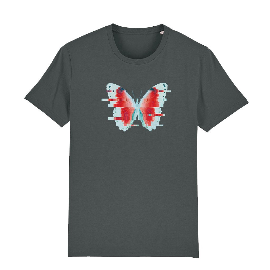 Afters Butterfly Front And Back Print Unisex Organic T-Shirt-Renaissance-Essential Republik