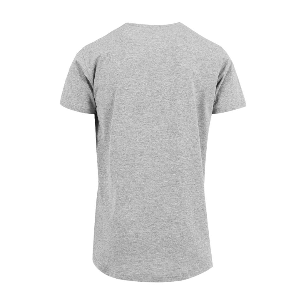 SAYTEK Twilight Blue Logo Men's Shaped Long T-Shirt-SAYTEK-Essential Republik