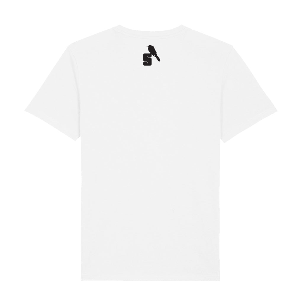 SAYTEK Black Logo Front And Back Print Unisex Organic T-Shirt-SAYTEK-Essential Republik
