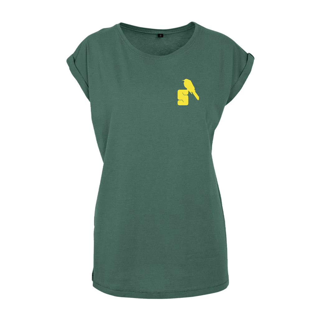 20 Years Of SAYTEK Yellow Version Front And Back Print Women's Casual T-Shirt-SAYTEK-Essential Republik