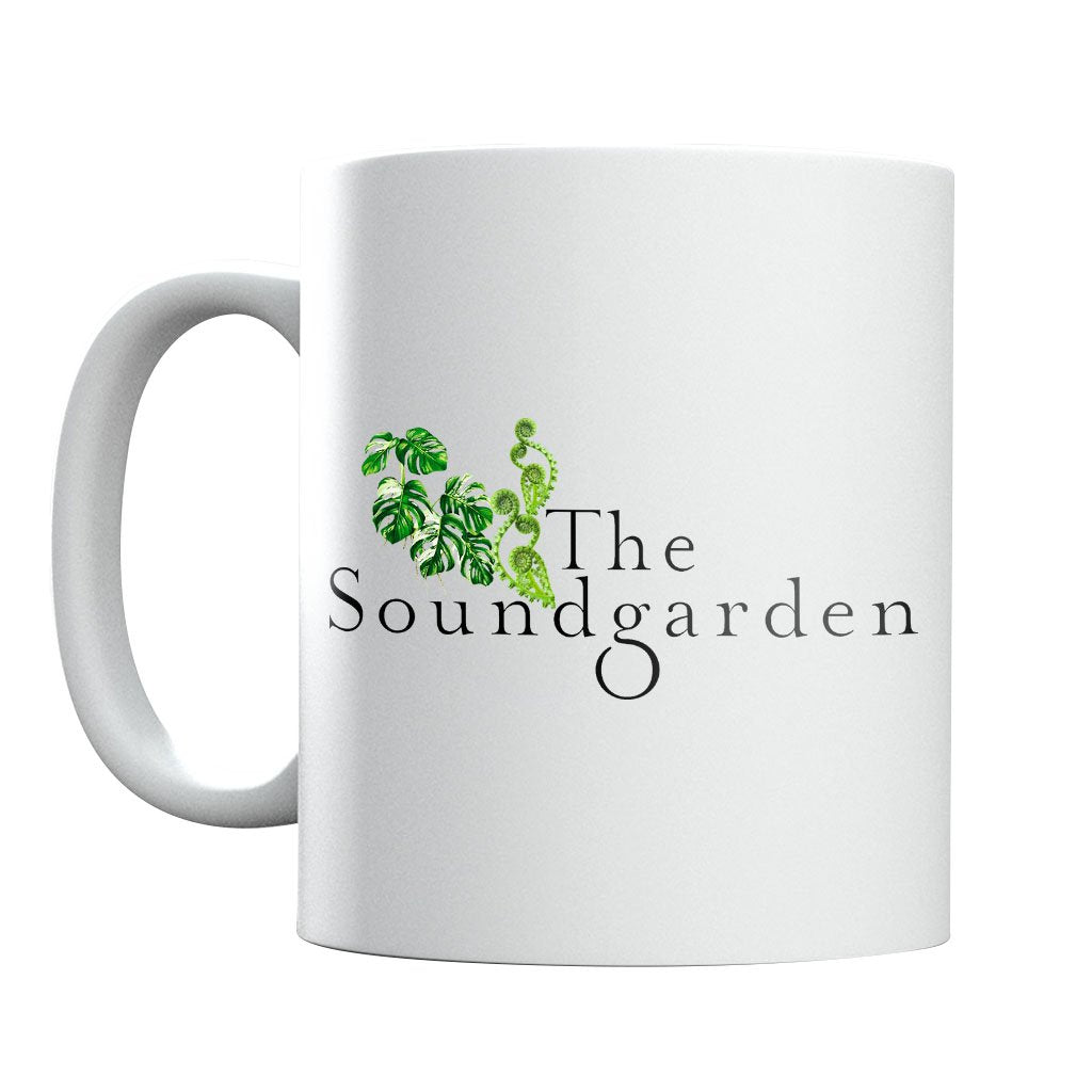 The Soundgarden Black Logo With Foliage Mug-The Soundgarden-Essential Republik
