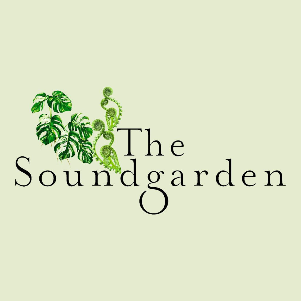 The Soundgarden Black Logo With Foliage Unisex Organic T-Shirt-The Soundgarden-Essential Republik