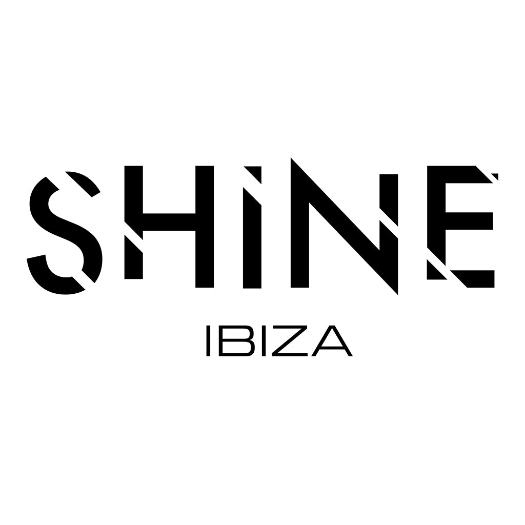 Shine Ibiza Black Logo Cruiser Iconic Hoodie-Shine-Essential Republik