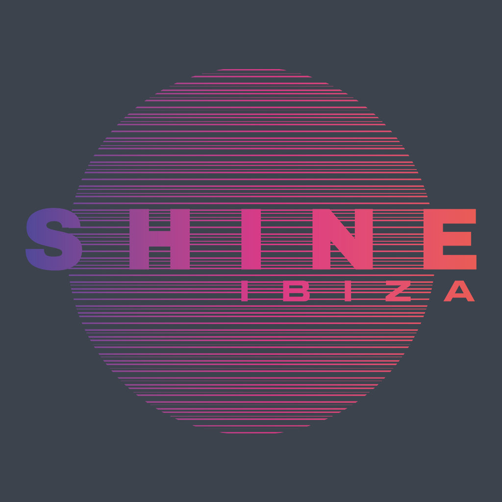 Shine Ibiza Multicoloured Circle Logo Cruiser Iconic Hoodie-Shine-Essential Republik