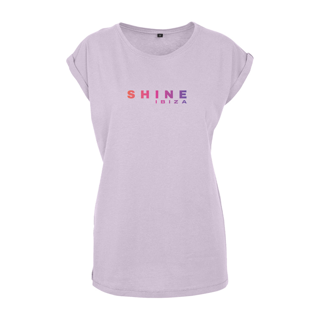 Shine Ibiza Multicoloured Circle Logo Front And Back Print Women's Casual T-Shirt-Shine-Essential Republik