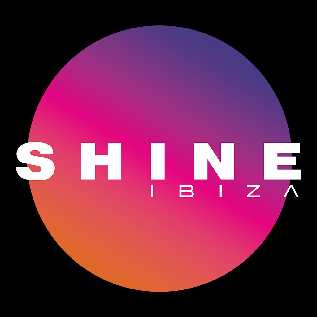 Shine Ibiza White Logo Unisex Organic T-Shirt-Shine-Essential Republik