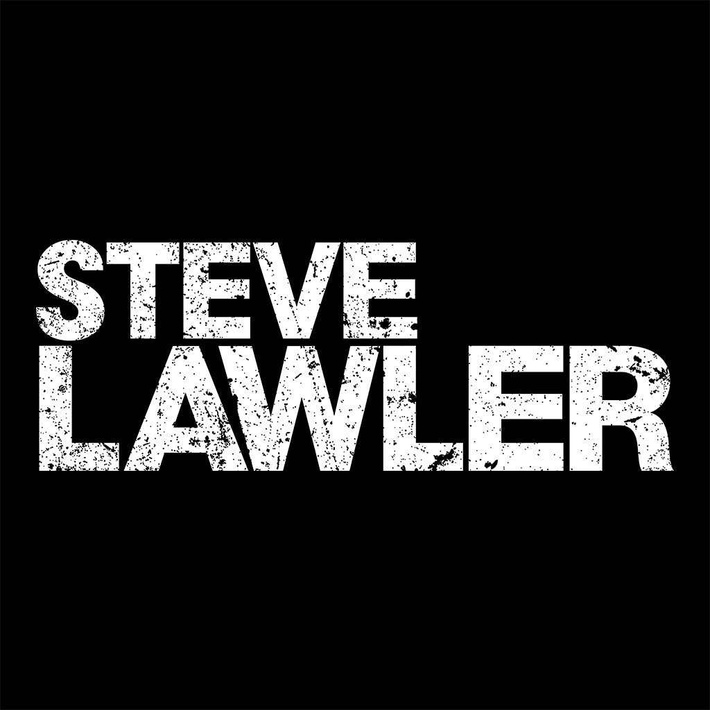 Steve Lawler Distressed White Logo Unisex Cruiser Iconic Hoodie-Steve Lawler-Essential Republik