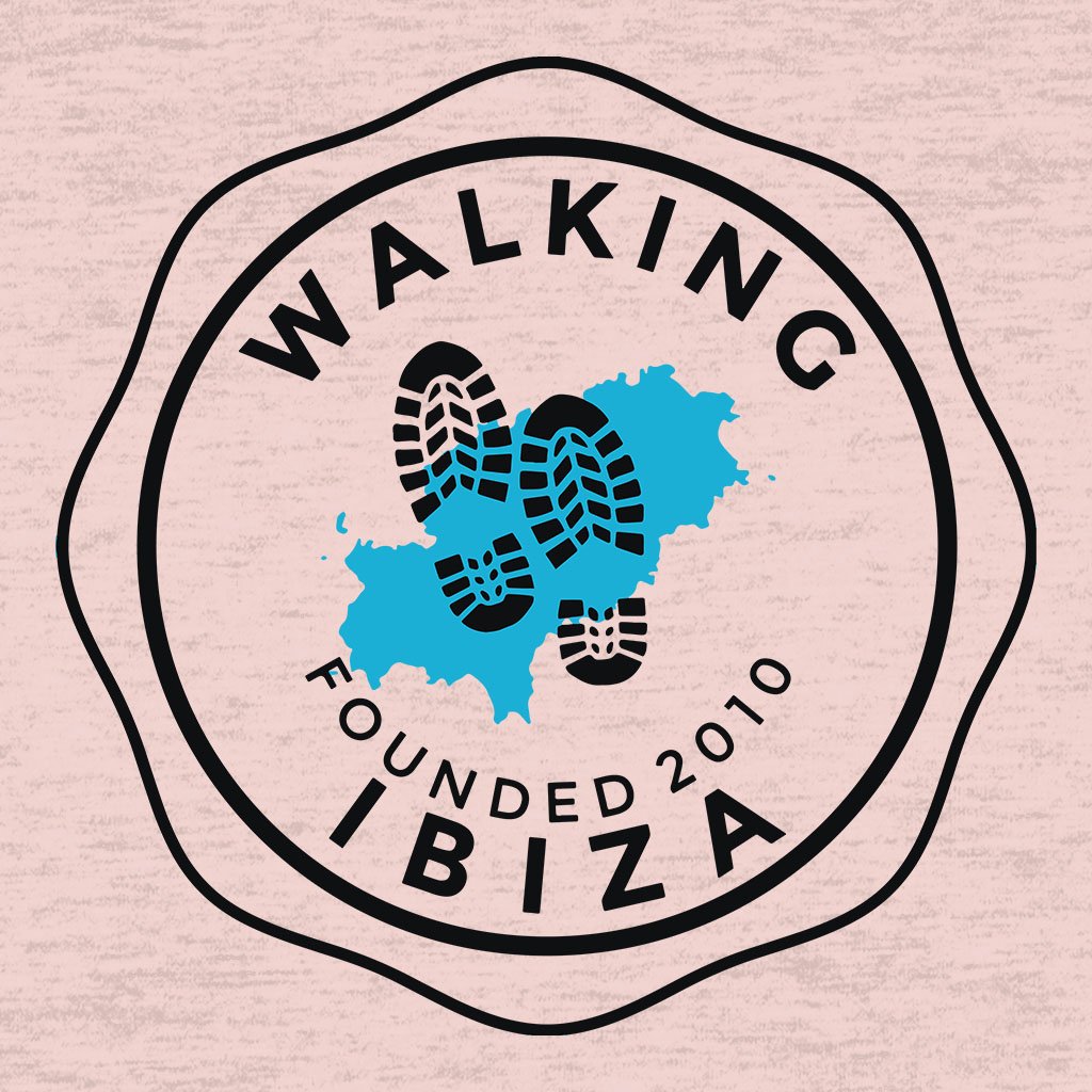 Walking Ibiza 2010 Black Badge And Number Front And Back Print Women's V-Neck T-Shirt-Walking Ibiza-Essential Republik