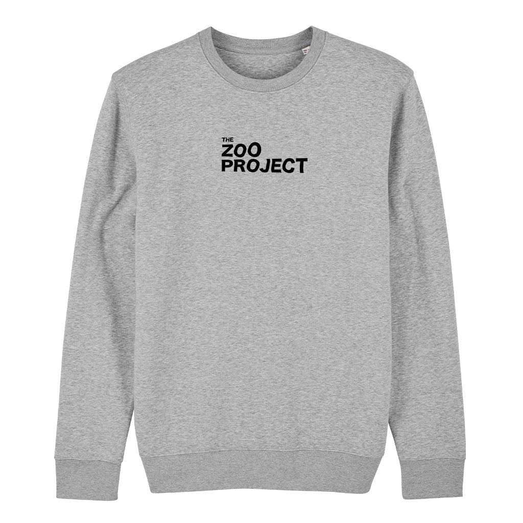 The Zoo Project Black Logo Unisex Iconic Sweatshirt-The Zoo Project-Essential Republik