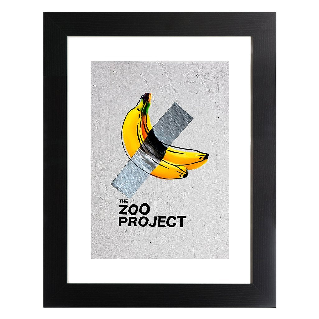 Taped Banana A3 Framed Print-The Zoo Project-Essential Republik